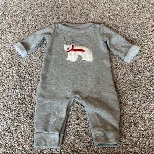 Baby Gap Polar Bear Coverall 0-3 M